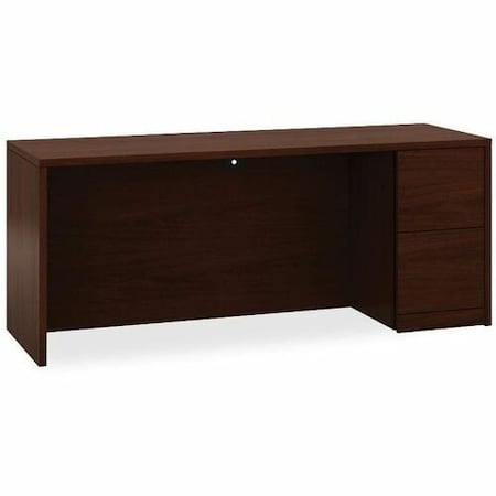 Hon HON 105903RNN, 10500 SERIES FULL-HEIGHT RIGHT PEDESTAL CREDENZA, 72W X 24D X 29.5H, MAHOGANY HON105903RNN